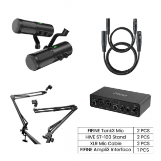 FIFINE APMPLITANK TANK3 Podcasting & Streaming Combo Setup