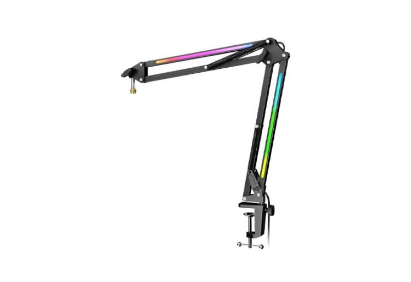 FIFINE AmpliGame BM38 RGB Microphone Boom Arm