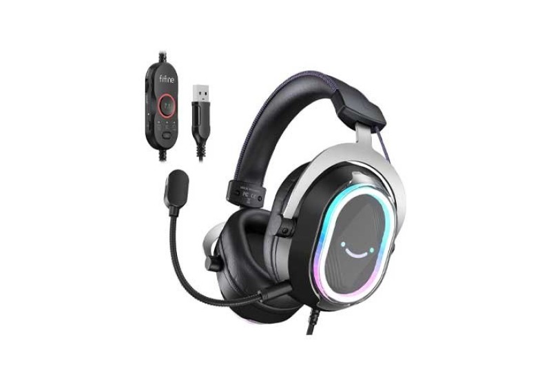FIFINE AmpliGame H13 USB RGB Headphone