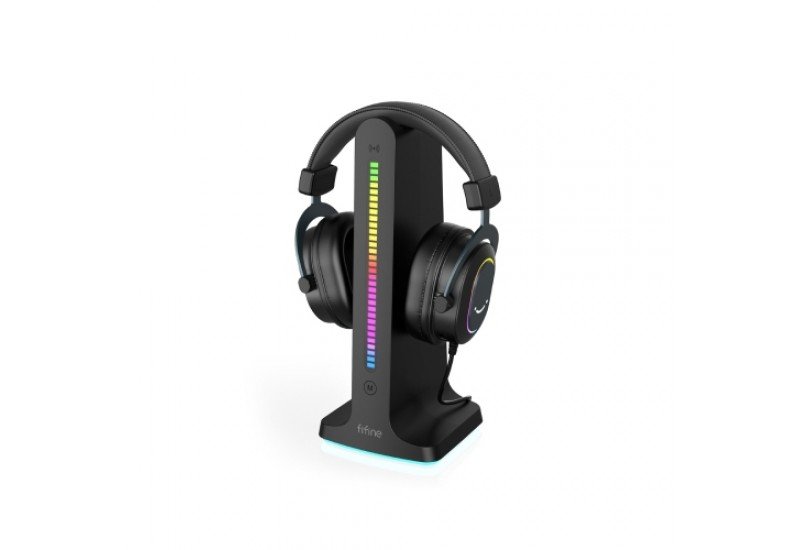 FIFINE AmpliGame H3 RGB Gaming Headset + S3 RGB Headphone Stand Combo | Ultimate RGB Gaming Setup