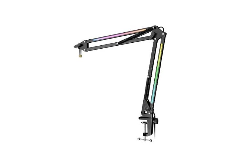 FIFINE AmpliGame BM38 RGB Microphone Boom Arm