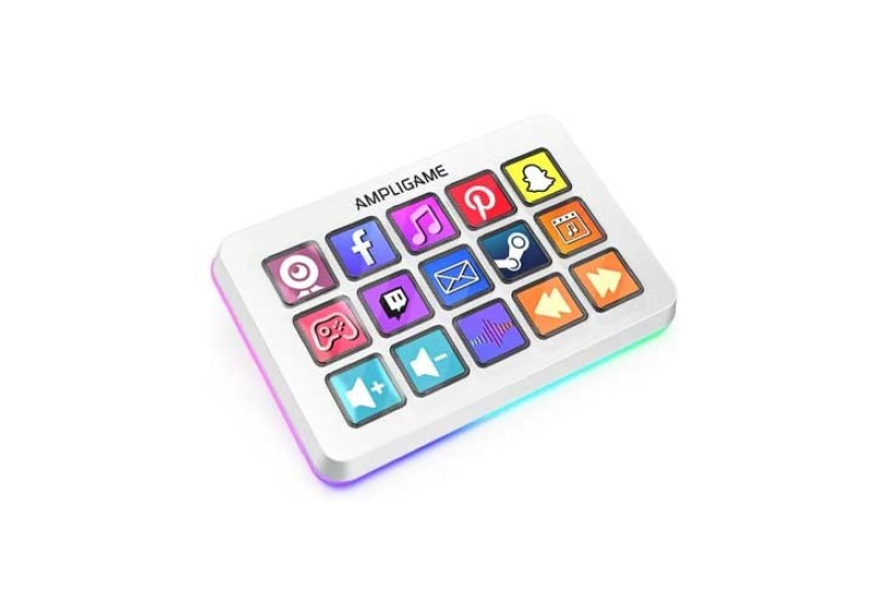 FIFINE AmpliGame D6 RGB Stream Controller