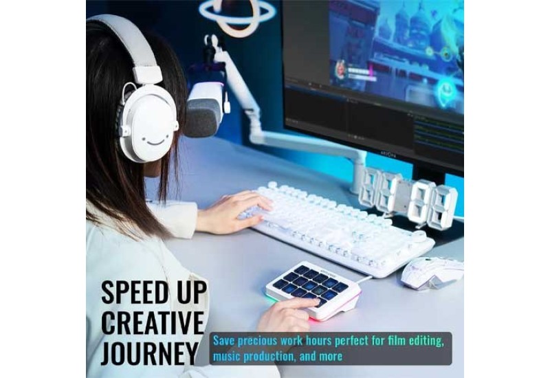 FIFINE AmpliGame D6 RGB Stream Controller