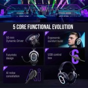 FIFINE AmpliGame H13 USB RGB Headphone