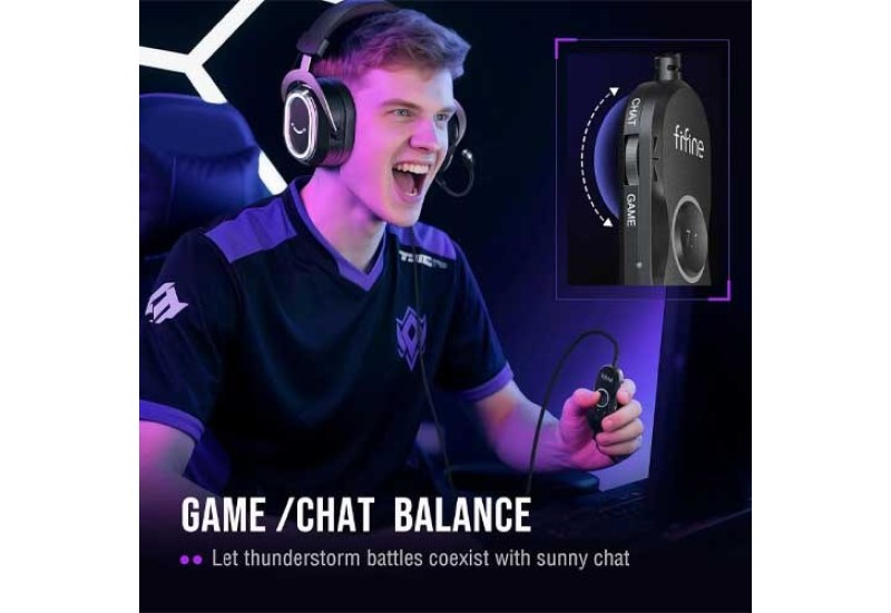 FIFINE AmpliGame H13 USB RGB Headphone