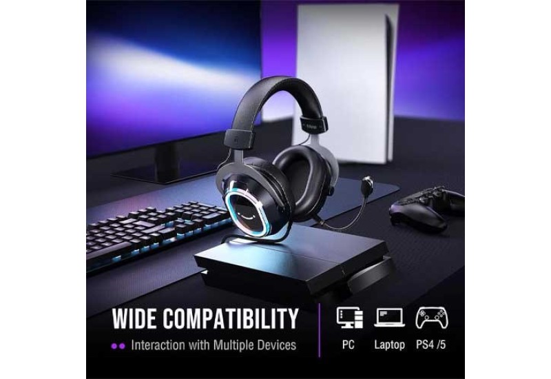 FIFINE AmpliGame H13 USB RGB Headphone