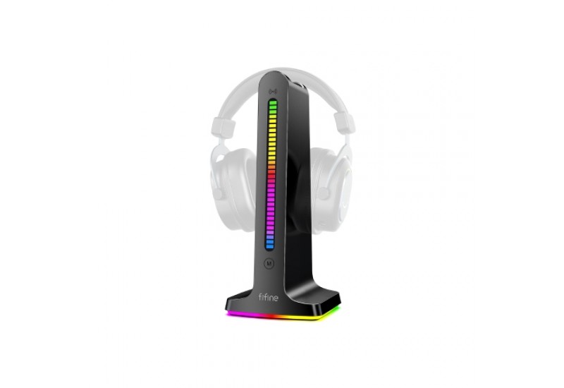 FIFINE AmpliGame H3 RGB Gaming Headset + S3 RGB Headphone Stand Combo | Ultimate RGB Gaming Setup