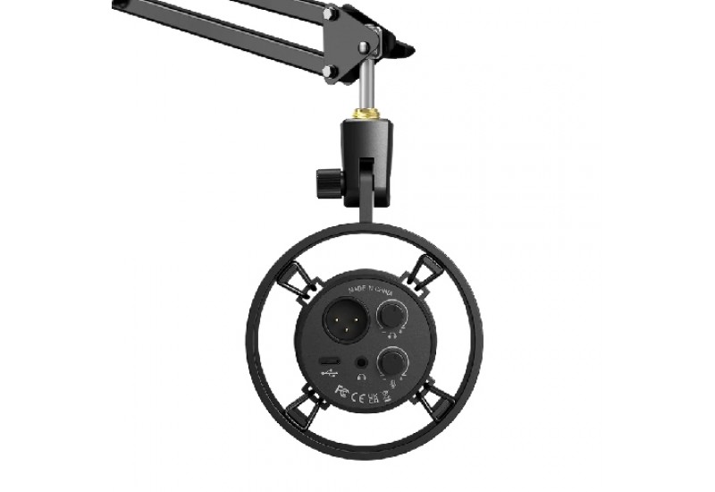 FIFINE AmpliTank K688CT USB/XLR Dynamic Microphone Kit with Boom Arm Stand