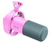 FIFINE K688 USB/XLR DYNAMIC MICROPHONE WITH SHOCK MOUNT, TOUCH-MUTE, HEADPHONE JACK, I/O CONTROLS FOR PODCASTING
